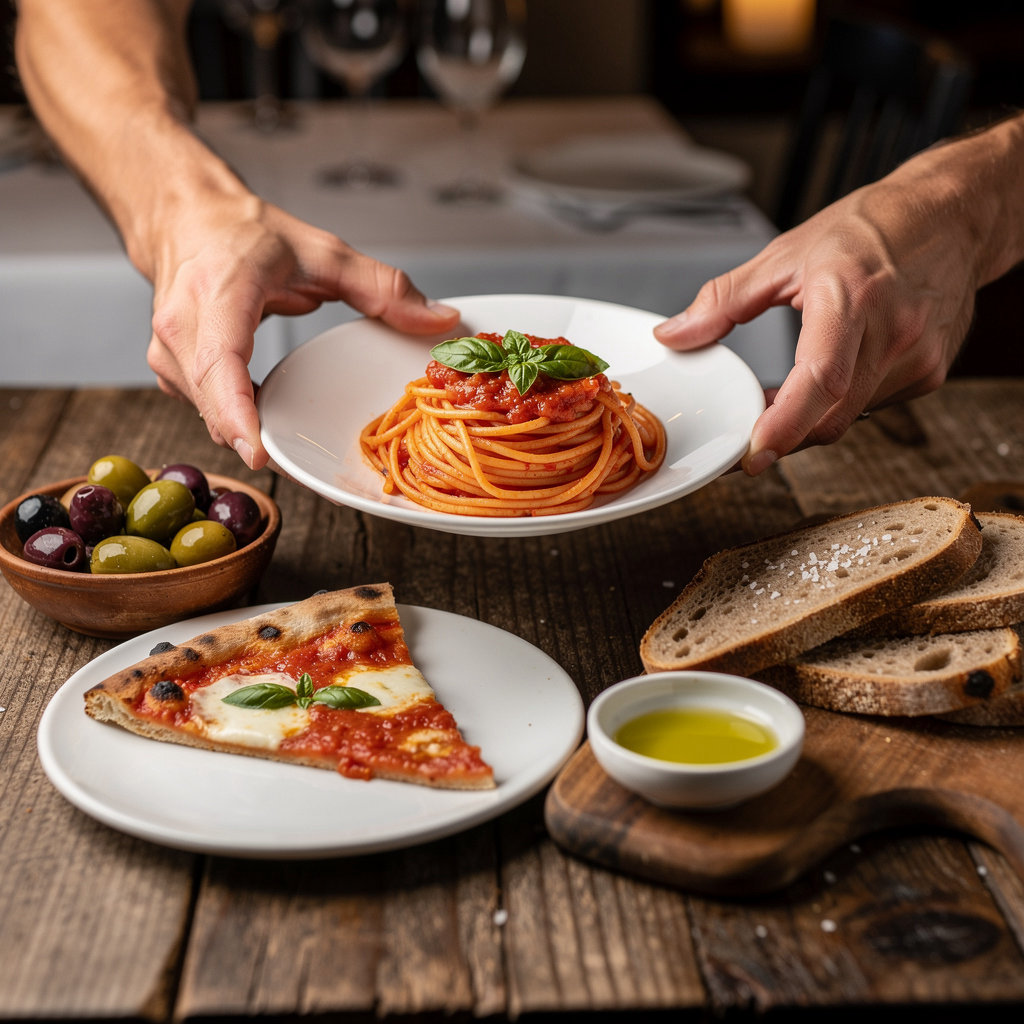 TRATTORIA GRAPPOLO Italian restaurant menu featuring wood-fired pizza and classic dishes in Santa Ynez